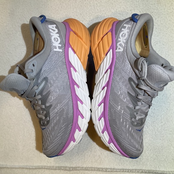Hoka One One Gaviota Shoes Womens Size 8B Gray Pink Running Sneakers Athleisure - Picture 1 of 9
